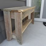 Nordic Bench with Boot Jack Leg Detail